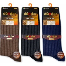 Dündar Çorap 4124 Dündar Erkek Modal Likra Çorap 12LI M51