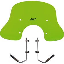 Gp Kompozit Vespa Gts 300 / 150 Universal Uyumlu Ön Cam Yeşil 42 cm