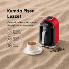 Emsan Kumda Türk Kahve Makinesi Kırmızı