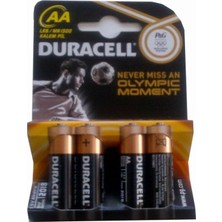 Duracell LR6MN1500 Alkalin Aa Kalem Pil 4lü Paket
