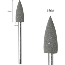 Zemira Tırnak Parlatma Törpü Ucu 150 Grit Sivri Siyah