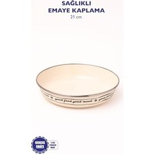 Mood Emaye Bowl Tabağı - Bowl Kase - Salata Kasesi - Sunum Kasesi