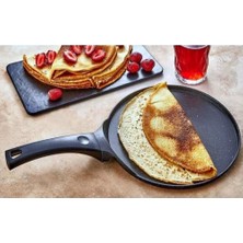 Zemira Eda Döküm 26 cm Granit Yapışmaz Krep Tavası