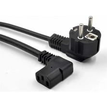 Sensei Eu Power Cord L Tipi (Sag) 3X0.75MM 220V 90 Derece 1.5 Metre Power Kablo