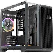 1ST Player Rt5 Siyah Dıgıtal 650W 80+ Bronze 3X12CM Argb Temperli Cam USB 3.0 M-Atx Kasa