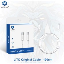 Lito Usb-C To Usb-C Kablo 1 Metre