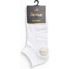Active Erkek Bambu Patik 12LI Beyaz