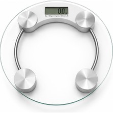Sevedo 180 kg Dijital Cam Baskül Elektronik Tartı LCD Ekranlı Sıcaklık Göstergeli Hassas Vücut Tartısı