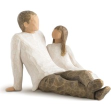 Zemira Willow Tree Baba & Kız - Baba Kız Biblo