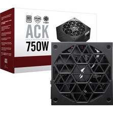 1stplayer Ack 750W 80+ Aktif Pfc 14CM Fan Siyah Güç Kaynağı