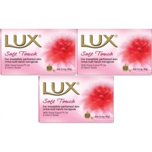 Zemira Lux Touch Bar Soap, 80G, Set Of 3, French Roses