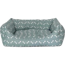 Zemira Pet Uniform Bone Mint-Beyaz Yatağı S 50X60CM