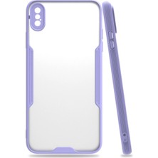 KSB Store Apple Iphone Xs Max Kılıf Platin Silikon - Lila