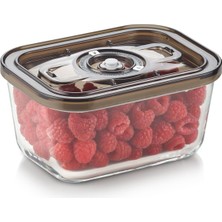 Zemira Caso Vacuboxx M Vakumlu Taze Saklama Kabı, 800 ml Hacim, Basınca Duyarlı Sıvı Gıdalar Için,