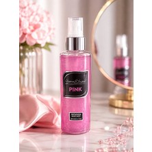 ANGİE Glamour Shine Pink Shimmer Body Mist 150 ml – Işıltılı ve Ferah Parfümlü Vücut Spreyi
