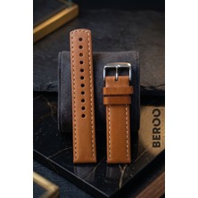 Beroo Premium 22MM Taba Rengi Klasik Deri Saat Kordonu
