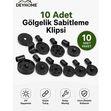 Zemira Gölgelik Sabitleme Klipsi Uv Dayanımlı – Sera, Bahçe Filesi, Gölgelik Tente Tarım Ağı Sabitleyic