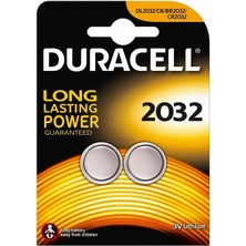 Duracell CR2032 Dügme Pil 2032 2li 3 Volt