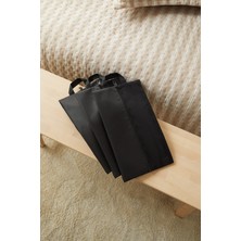 Ocean Home Textile 3'lü Siyah Renk Fileli Oxford Kumaş Ayakkabı Düzenleyici Taşıma Çantası Seti 22 x 40 x 9 cm