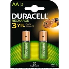 Duracell DUR122 Sarjli Kalem Pil Aa 2li 2400MAH.