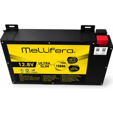 MELLİFERA Mellifera 12V 150AH Slim Kasa Lityum (Lifepo4) Batarya