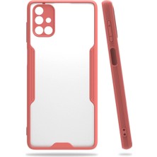 KSB Store Samsung Galaxy M51 Kılıf Platin Silikon - Pembe