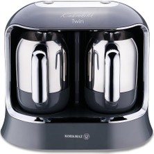 Zemira Kahvekolik Twin Cosmica Krom Kahve Makinesi A861-09