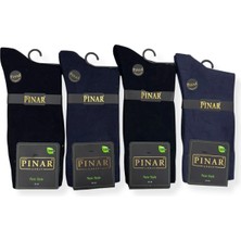 Pınar Çorap 0111 Pınar Erkek Bambu Kutulu Çorap 12LI Düz