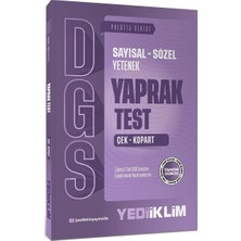 Yediiklim Yayınları 2027 Dgs Sayısal Sözel Yetenek Çek Kopart Yaprak Test