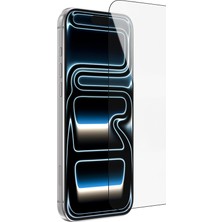 iPhone 16 Pro Max Youngkit Ar 2.5d Anti Reflective Temperli Cam Ekran Koruyucu Aparatlı Şeffaf
