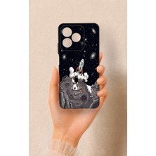 Vip Case Realme C53 Uyumlu Uzay Astronot Desenli Silikon Kılıf