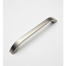 Zemira Göksu 10 Adet Inox Metal Mutfak Dolap Kulpları, Çekmece Kapak Kulbu, Mobilya Kulp (96 Mm)