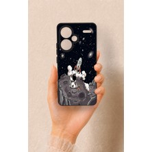 Vip Case Redmi Note 13 Pro Plus Uyumlu Uzay Astronot Desenli Silikon Kılıf