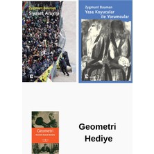 Metis Yayınları Zygmunt Bauman 2 Kitap Seti + Geometri Hediye