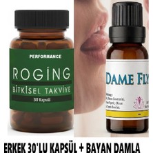 Ginseng Çakşır Demirdikeni Tribulus 30'lu Kapsül + Bayan Damlası Performansına Katkı 10ML