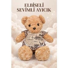 Farbu Oyuncak Elbiseli Sevimli Ayıcık 60 cm Figür Peluş Oyuncak - Büyük Ultra Yumuşak Peluş Oyuncak