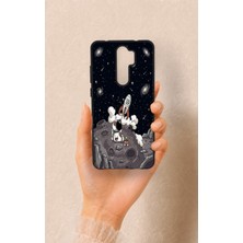 Vip Case Redmi Note 8 Pro Uyumlu Uzay Astronot Desenli Silikon Kılıf