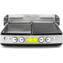 Zemira Greenpan Xl 45 cm Grill Izgara – 2200 W, 3’ü 1 Arada Dumansız Kapalı Izgara & Sac, Ther