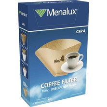 Zemira Menalux AR3081 Fi̇ltre Kahve Maki̇nesi̇ Kağit Fi̇ltre - 1x4 (100 Adet)