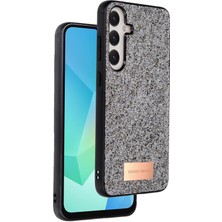 sbodurhome   Samsung Galaxy A56 Bright Simli Kapak - Gümüş
