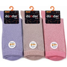 Dündar Çorap 5725 Dündar Kadın Modal Soket Çorap Simli(A)
