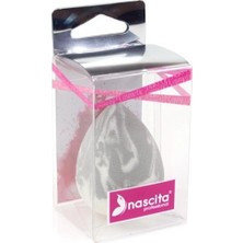 Zemira Gri Mermer Makyaj Süngeri Büyük Boy
