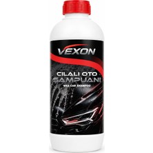 Vexon Cilalı Oto Şampuanı 1 L – Konsantre Köpüklü Araç Yıkama Şampuanı, Parlaklık Veren Wax Etkili