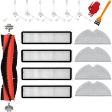 Zemira Chuancheng Dreame D9/d9 Max/d9 Max Gen2/d9 PRO/L10 Pro Için 17 Parçalı Aksesuar Seti, 1 Ana Fırça,