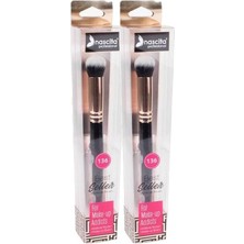 Zemira Professional Oval Yapılı Kapatıcı Fırçası x 2