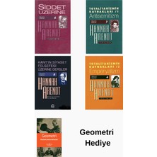 İletişim Yayınları Hannah Arendt 4 Kitap Seti + Geometri Hediye