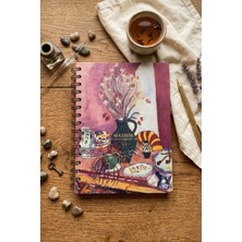 Be Online Art Collection Frida Kahlo Spiralli Not Defteri - Sert Kapak A5 Çizgili Defter 14X21 cm