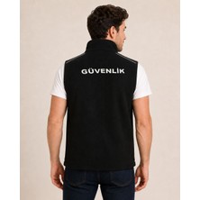 Arthur Kışlık Erkek Nakış Işlemeli 3 Cepli Polar Özel Güvenlik Yeleği - Reflektörlü