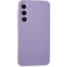 Ozkr Store Samsung Galaxy A55 5g Kılıf Nano Içi Kadife Silikon - Lila