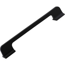 Zemira Afra Metal Mat Siyah Kulp 160 mm 16 cm Mobilya Çekmece Mutfak Dolabı Dolap Kapak Kulplar Kulb Kulpu